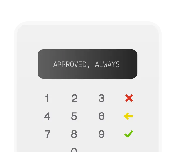 Transaction declined? No problem, use a backup card for your payment.