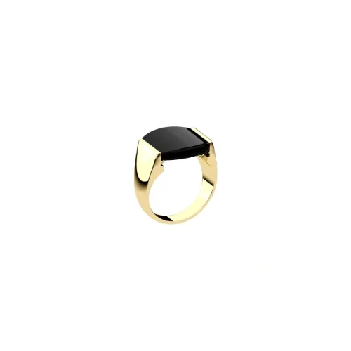 Qeys Yellow Gold Signet