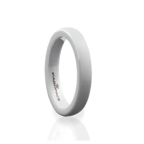 Pearl white payment ring 